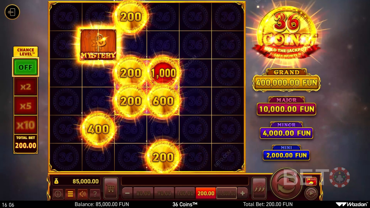 Огляд 36 Coins від BETO Slots