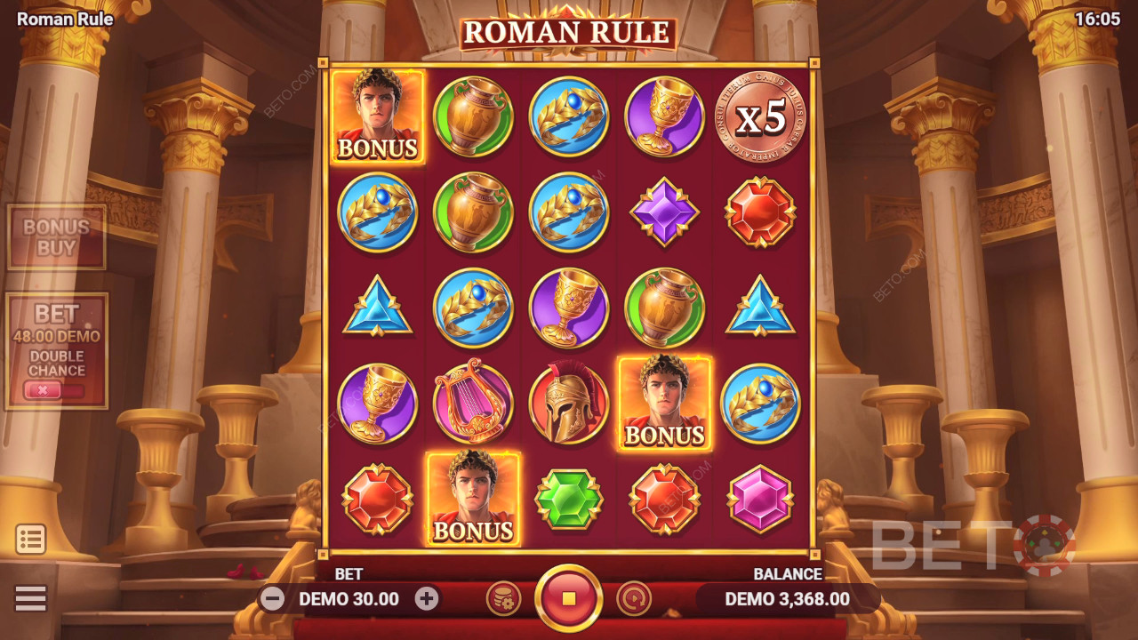 Огляд римських правил від BETO Slots