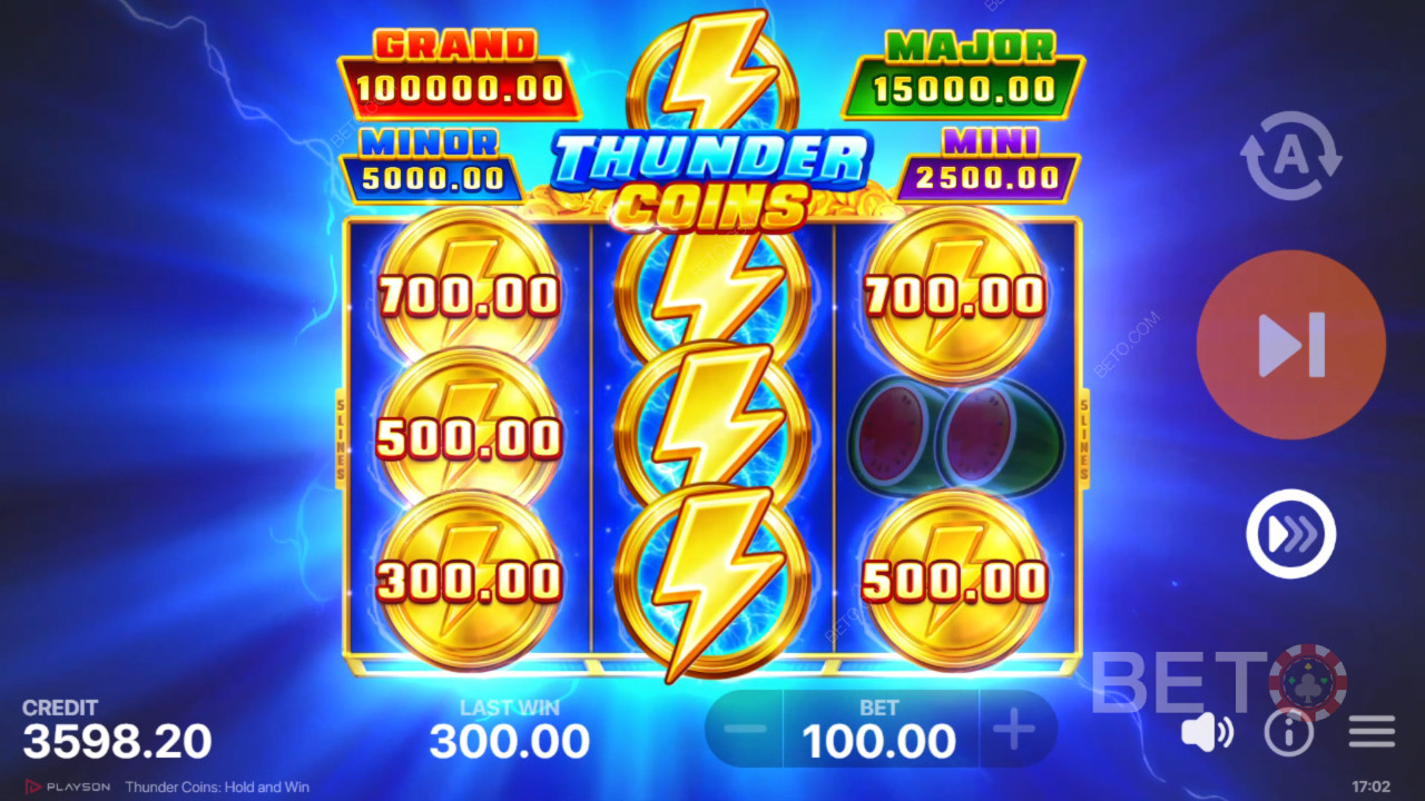 Як грати в Thunder Coins від Playson