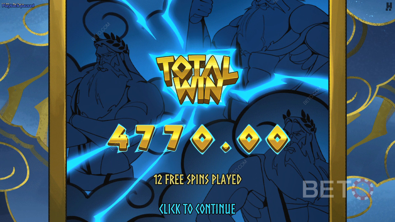 Виграйте 10 000-кратну ставку у відеослоті Ze Zeus!