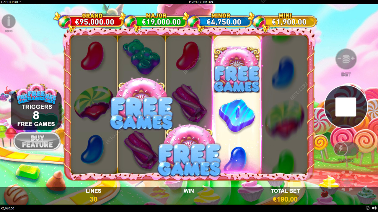Огляд Candy Roll від BETO Slots