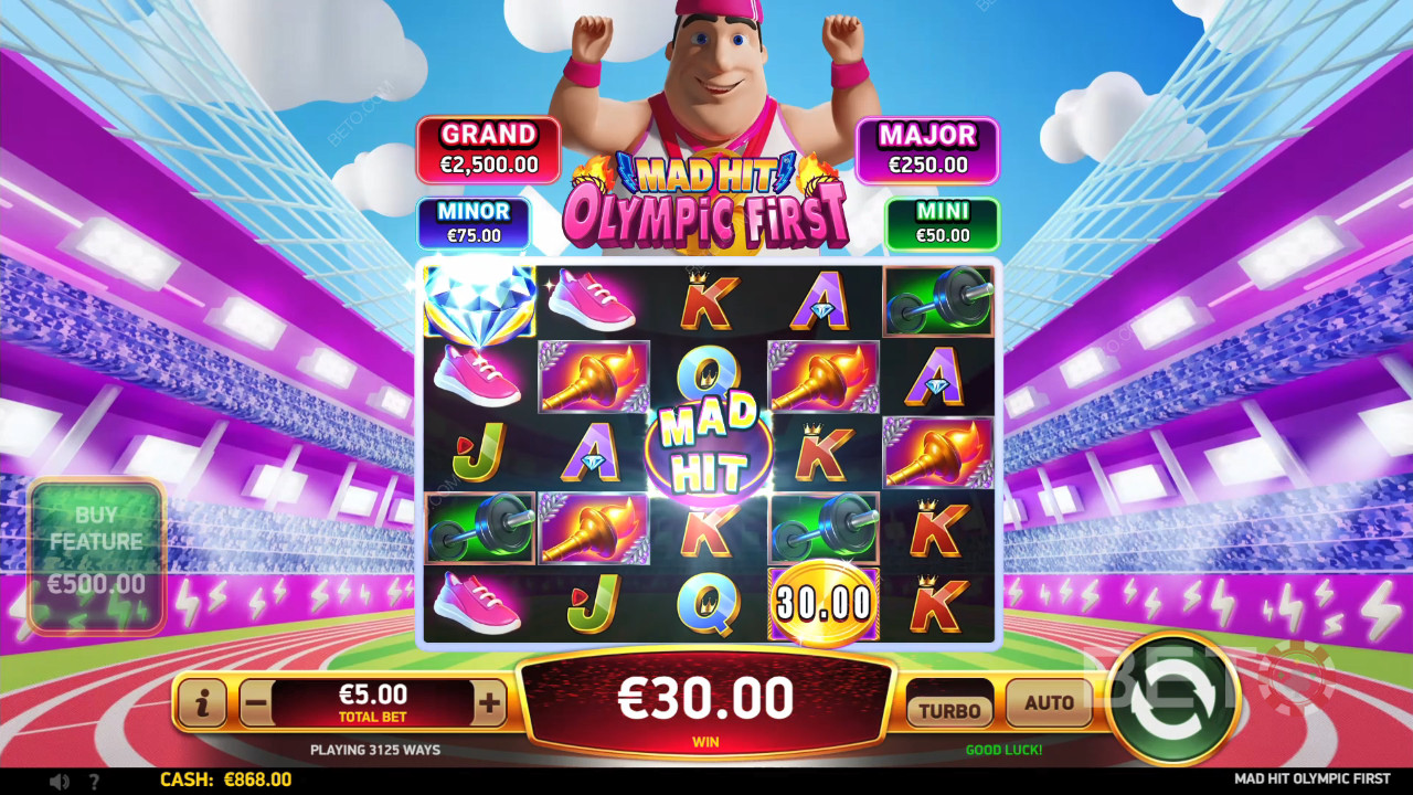 Перший огляд Mad Hit Olympic від BETO Slots
