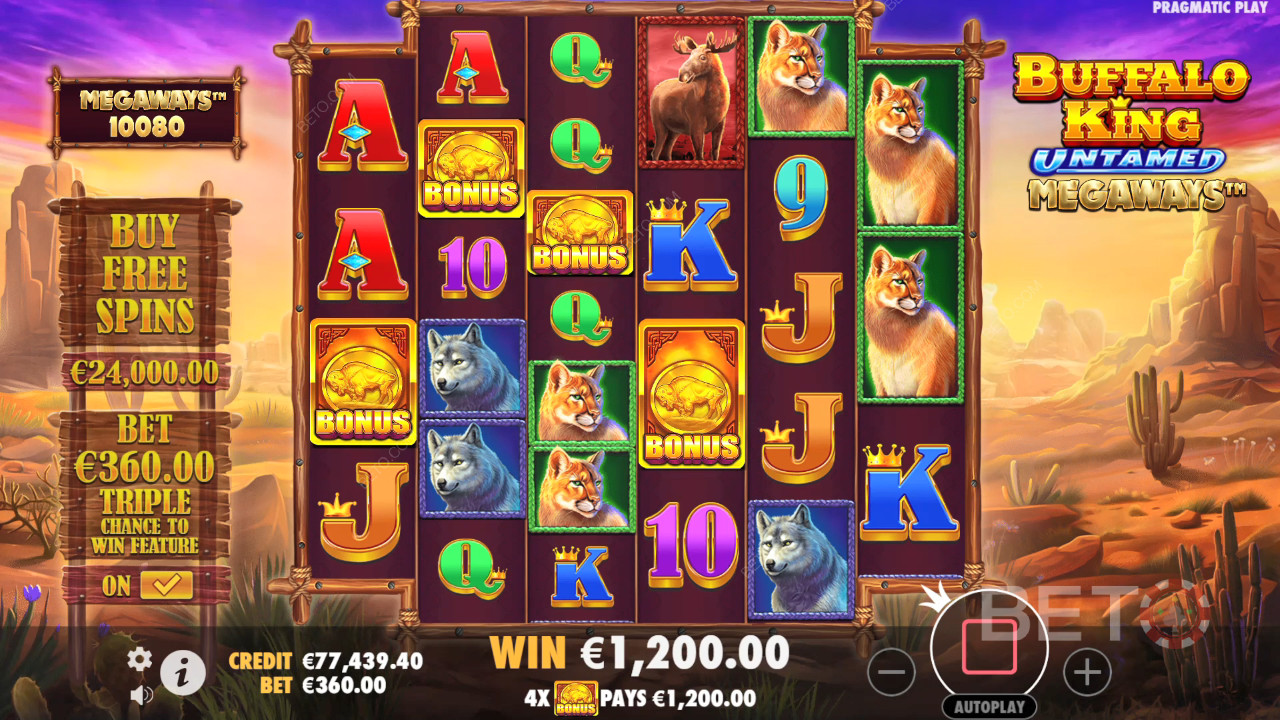 Buffalo King Огляд Untamed Megaways від BETO Slots