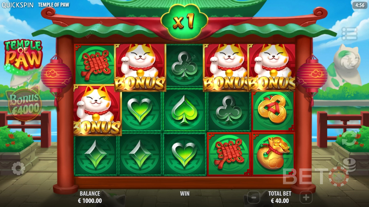 Огляд Temple of Paw від BETO Slots