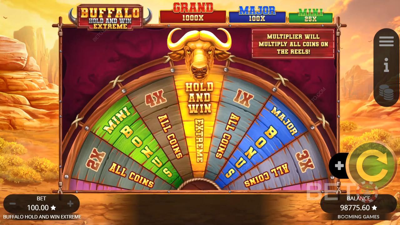 Екстремальний огляд Buffalo Hold and Win від BETO Slots