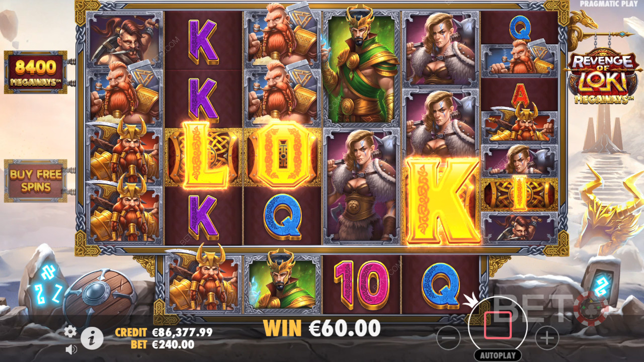 Огляд мегапробігів Revenge of Loki від BETO Slots