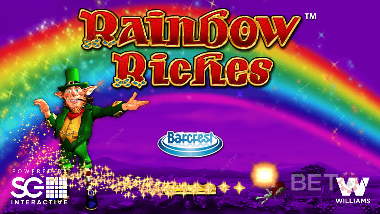 Rainbow Riches Екран відкриття онлайн-слоту