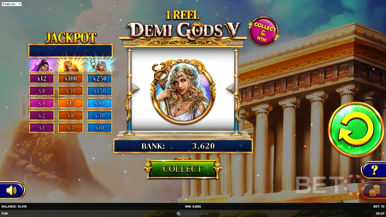1 Reel - Demi Gods V Грати Безкоштовно