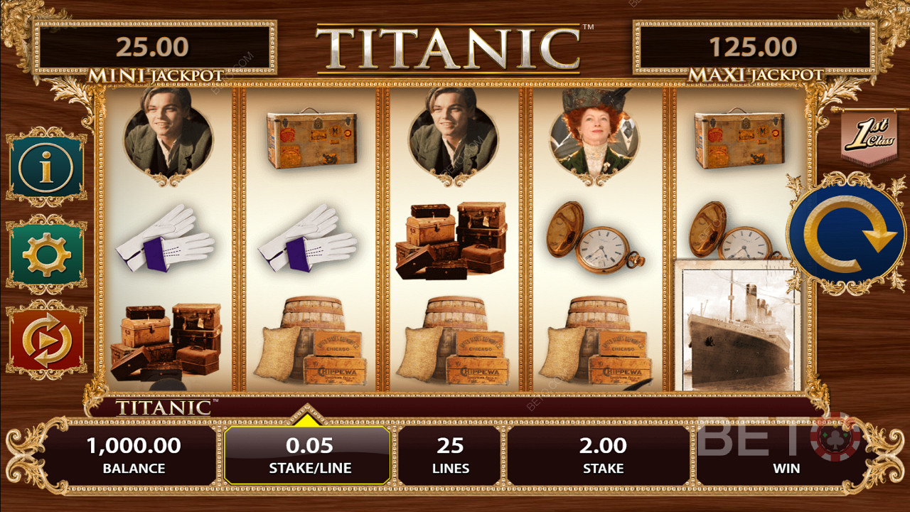 Насолоджуйтеся грандіозною пригодою в онлайн-слоті Titanic в одному з рекомендованих онлайн-казино BETO