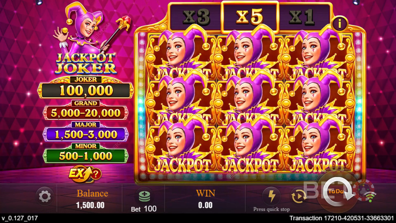 Огляд Jackpot Joker від BETO Slots