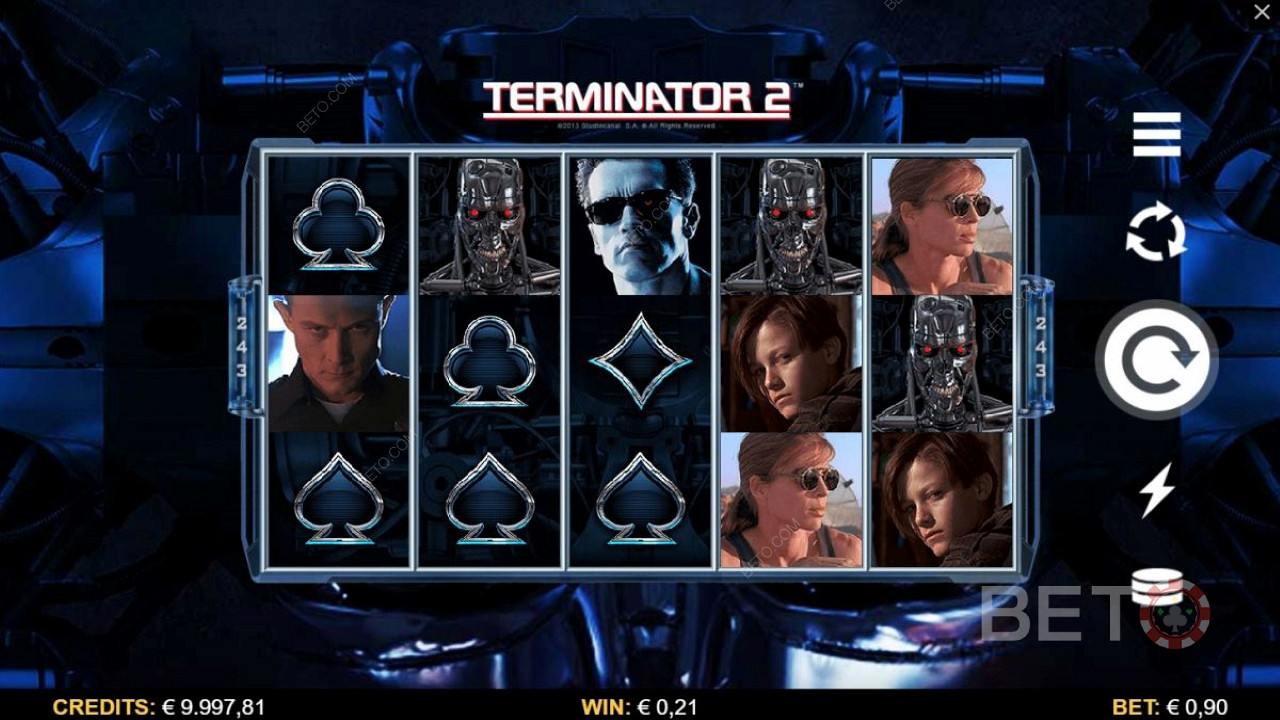 Насолоджуйтесь Terminator 2 темою з героями фільму