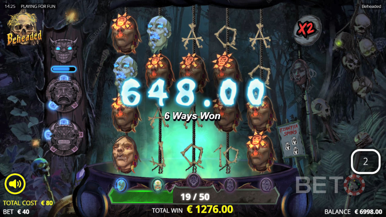 Виграйте 15,950x ставку в онлайн-слоті Beheaded!