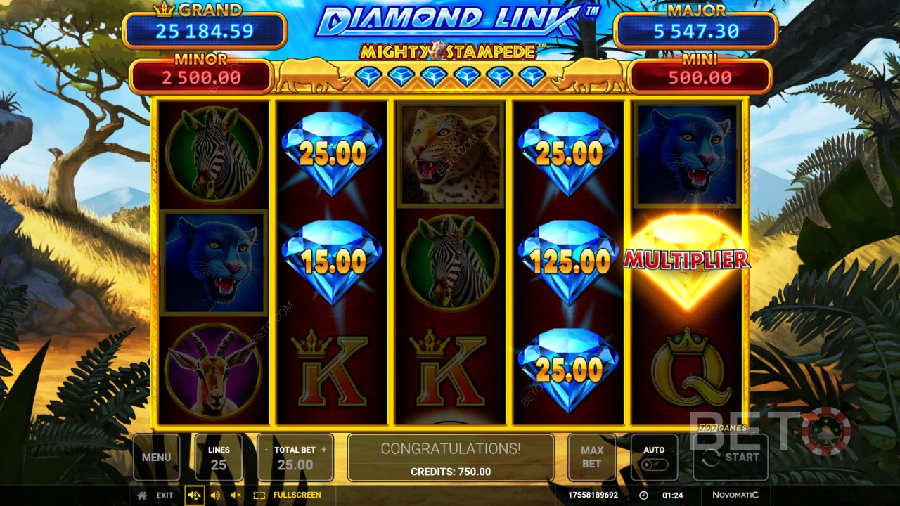 Diamond Link: Mighty Stampede Грати Безкоштовно