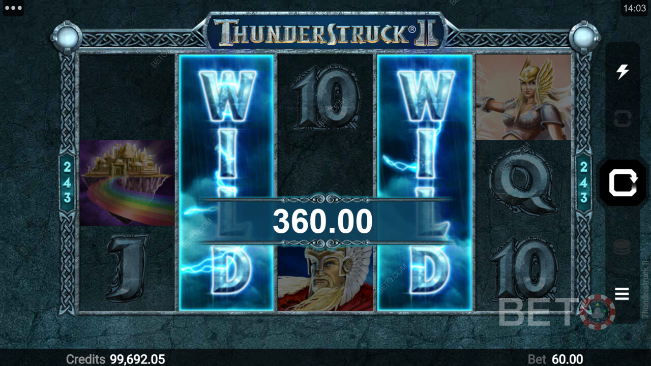 Виграти хороший приз у слоті Thunderstruck II