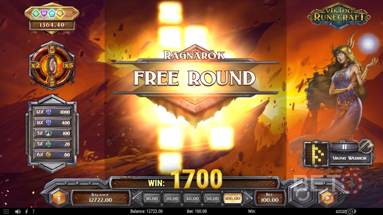 Функція Ragnarok та бонус & Отримайте безкоштовний раунд і чудові виграші