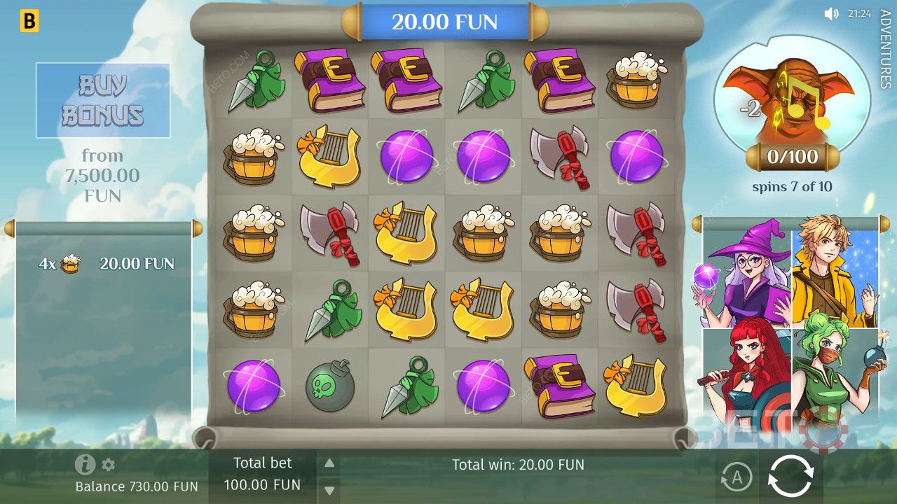 Огляд пригод від BETO Slots