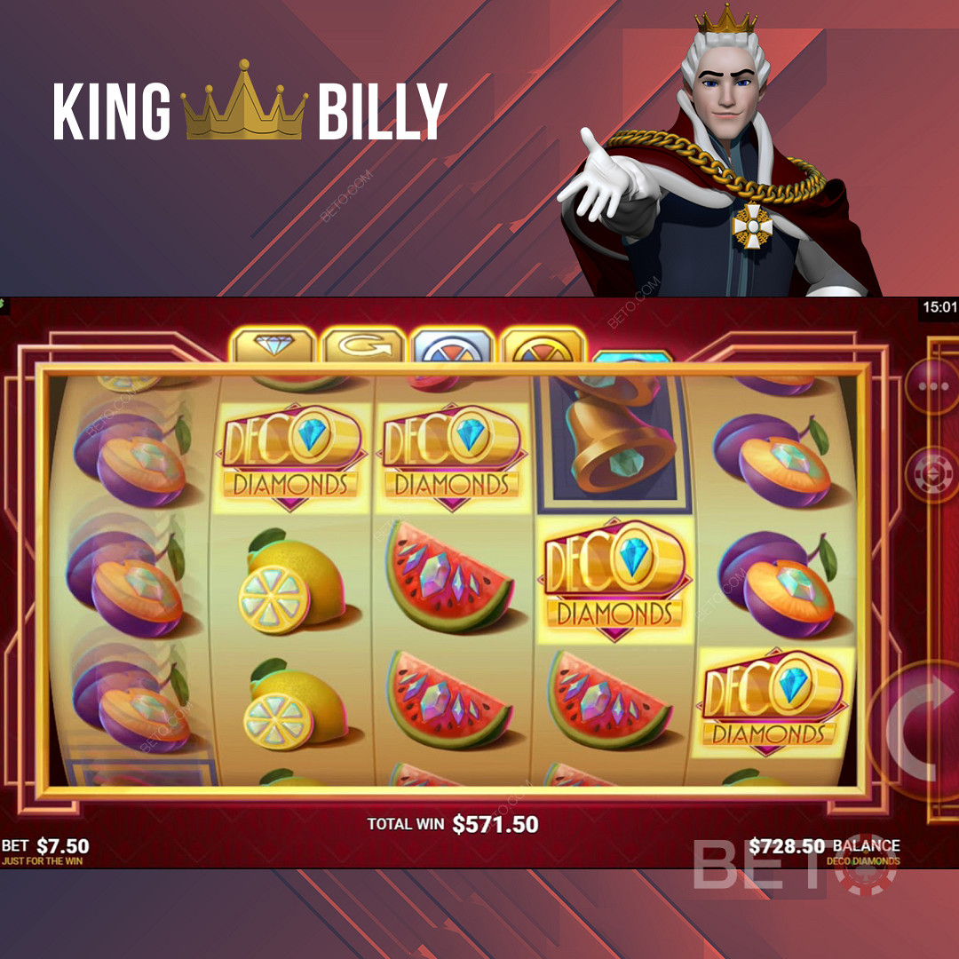 Грайте в захопливі слоти в онлайн-казино King Billy