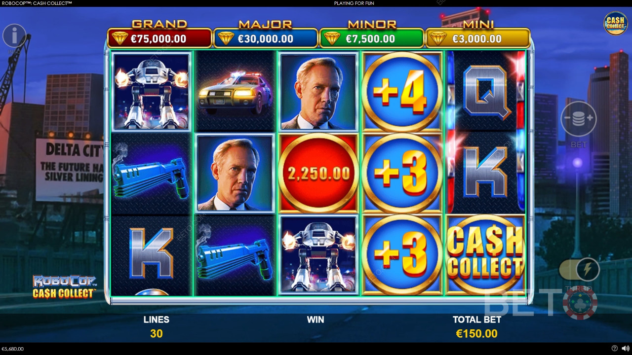 Огляд RoboCop: Cash Collect від BETO Slots