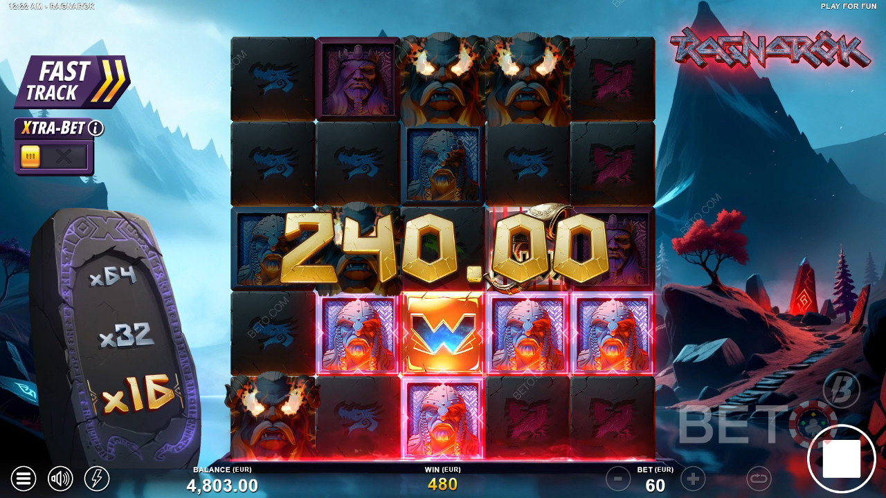Виграйте в 10 000 разів більше вашої ставки в онлайн-слоті Ragnarok!