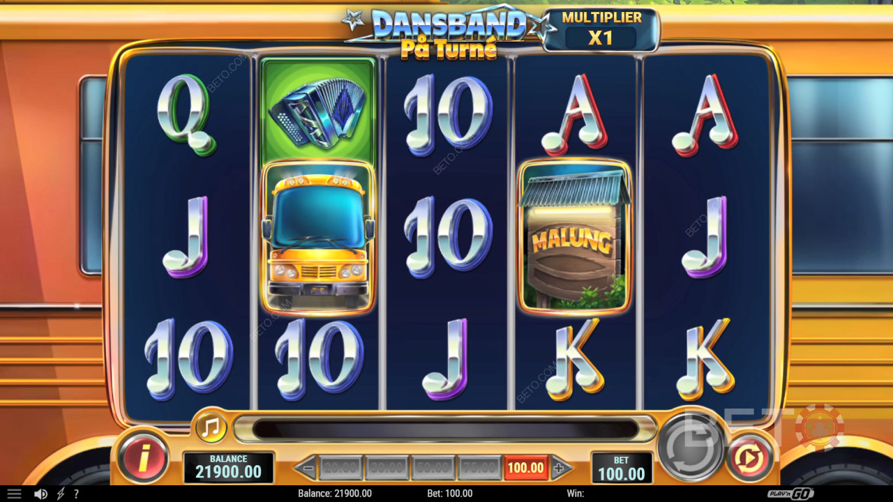 Огляд Dansband På Turné від BETO Slots