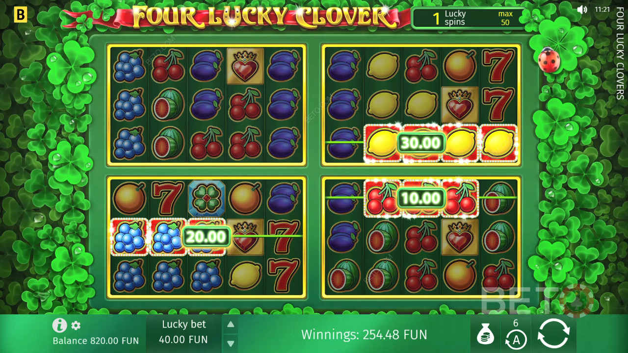 Four Lucky Clover Грати Безкоштовно