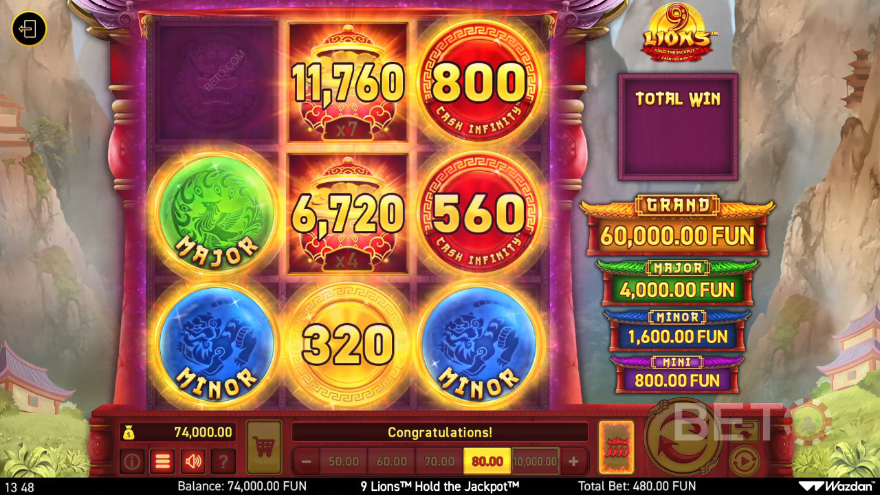9 Lions Hold the Jackpot Грати Безкоштовно