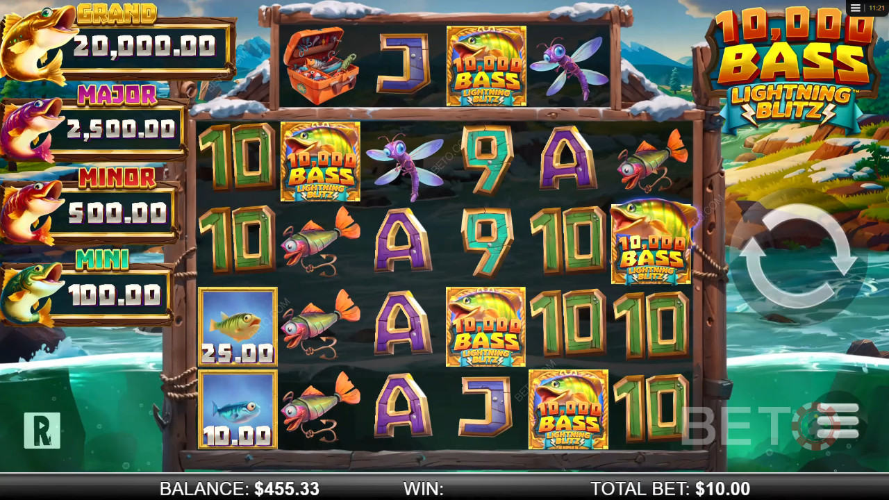10,000 Big Bass Lightning Blitz Грати Безкоштовно