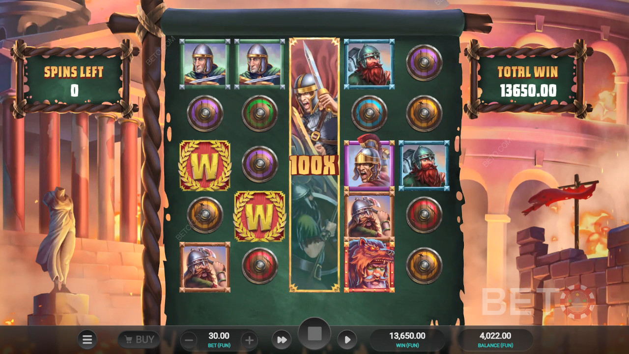 Огляд римських суперників Blood and Sand від BETO Slots