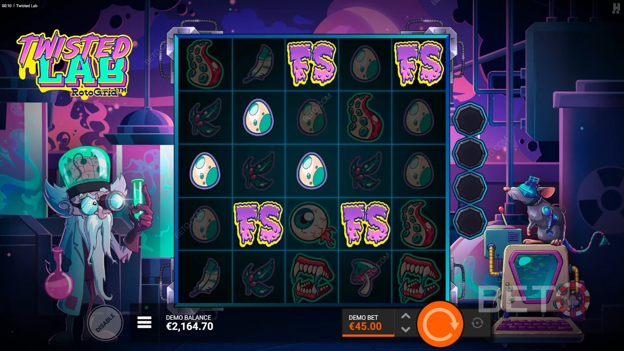 Огляд Twisted Lab RotoGrid від BETO Slots