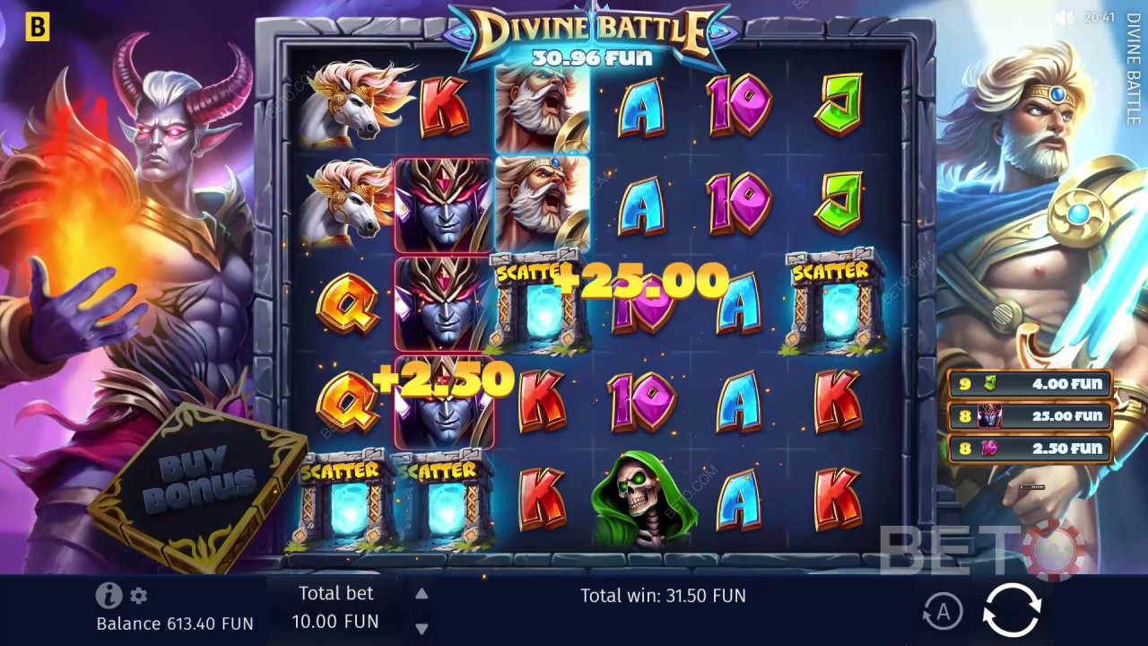 Огляд Divine Battle від BETO Slots