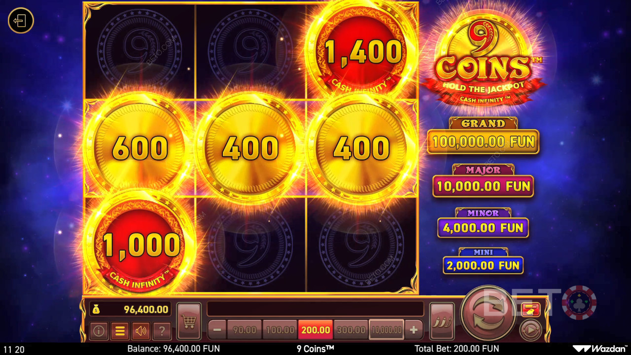 Огляд 9 Coins від BETO Slots