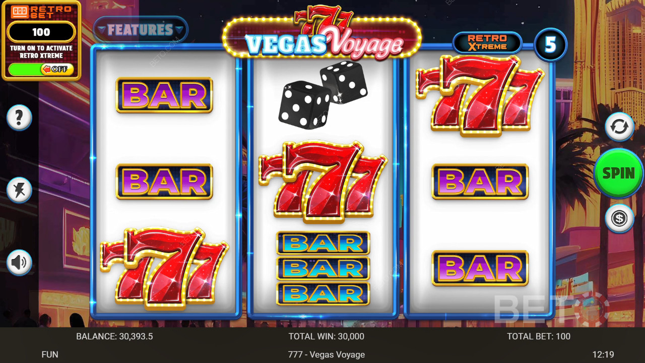 777 - Vegas Voyage Огляд від BETO Slots