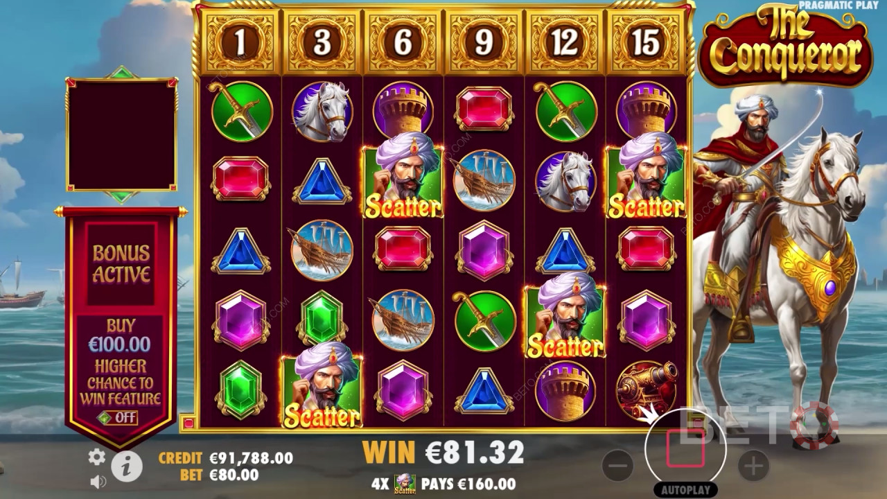 Огляд The Conqueror від BETO Slots