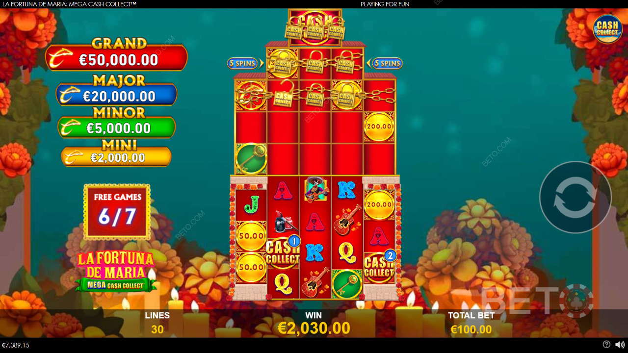 La Fortuna de Maria: Mega Cash Collect Грати Безкоштовно