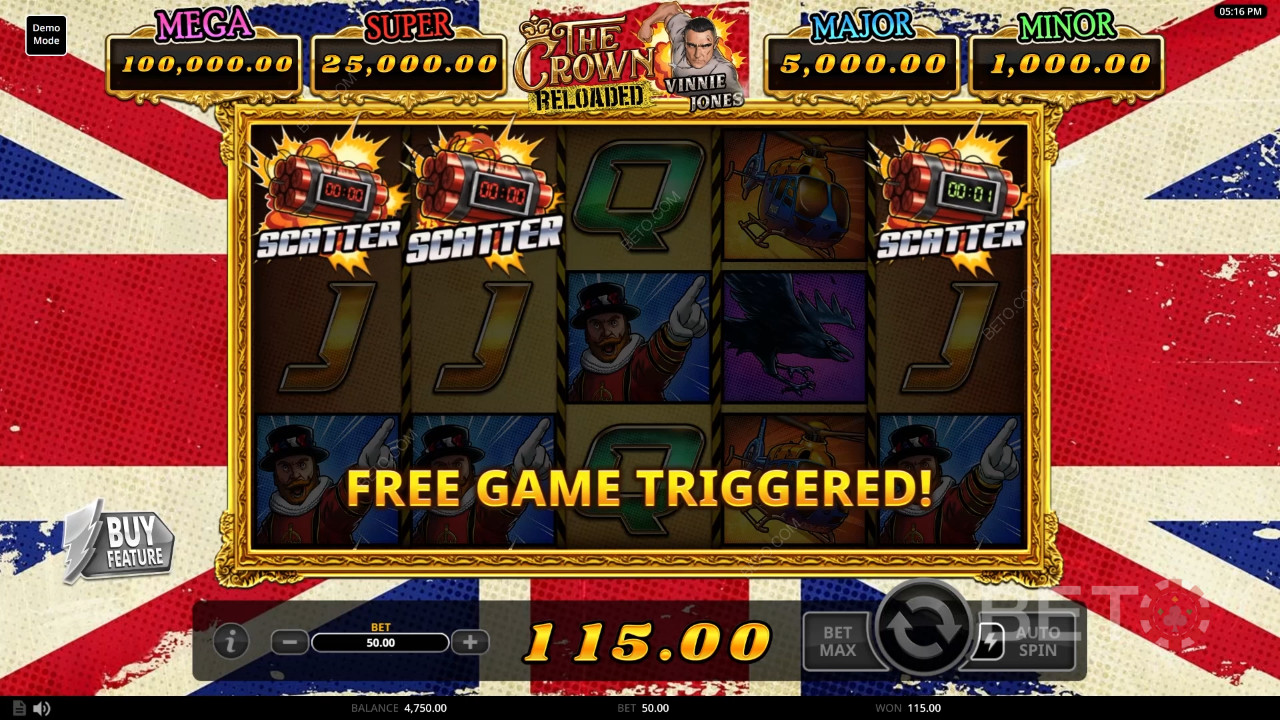 Огляд The Crown Reloaded від BETO Slots