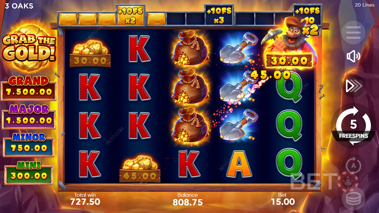Хапай золото! Огляд від BETO Slots