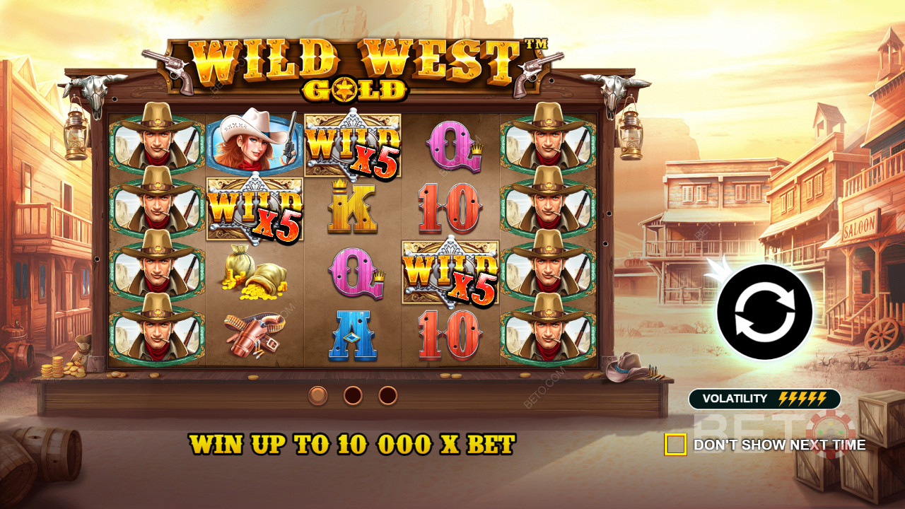 Нагородні символи Wild допомагають отримати виплату в Wild West Gold
