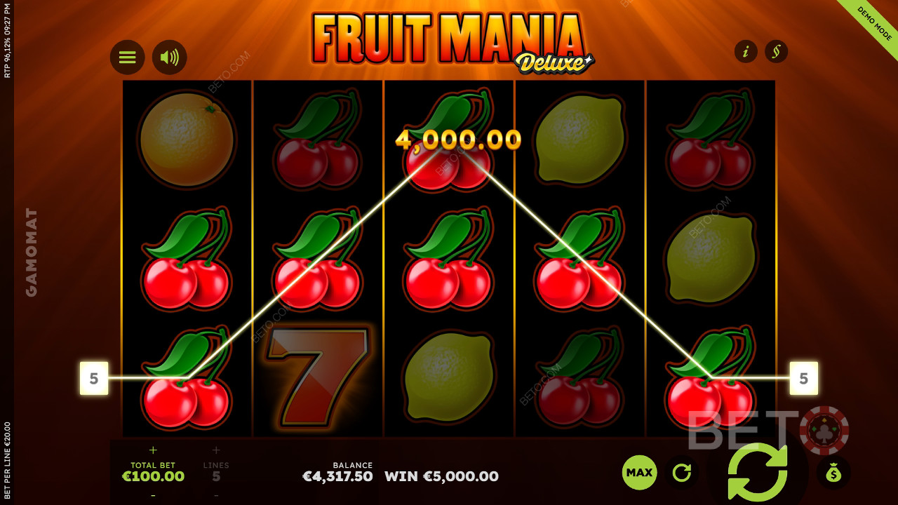 Огляд Fruit Mania Deluxe від BETO Slots