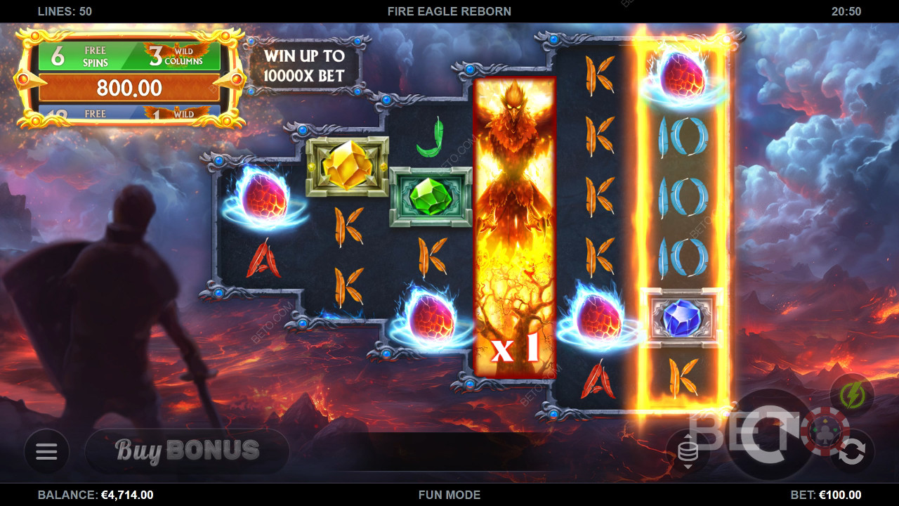 Огляд Fire Eagle Reborn від BETO Slots