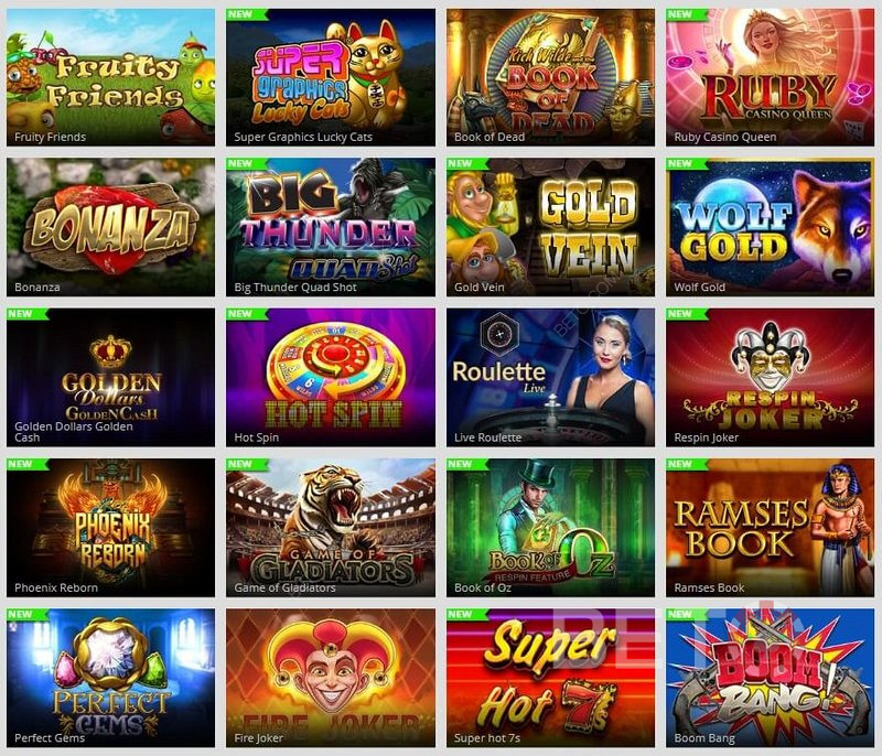 Великий вибір ігрових автоматів на сайті MagicRed Casino.