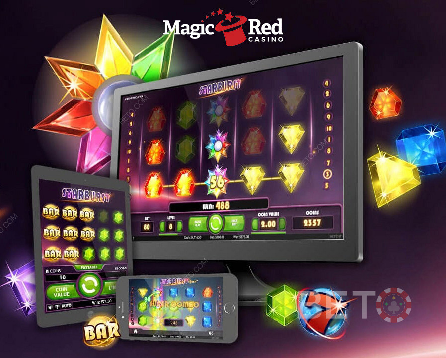 Почніть грати безкоштовно в мобільному казино MagicRed.