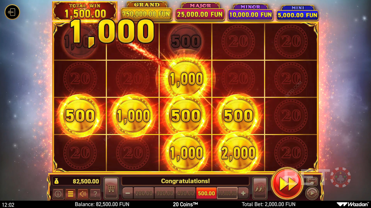 Огляд 20 Coins від BETO Slots