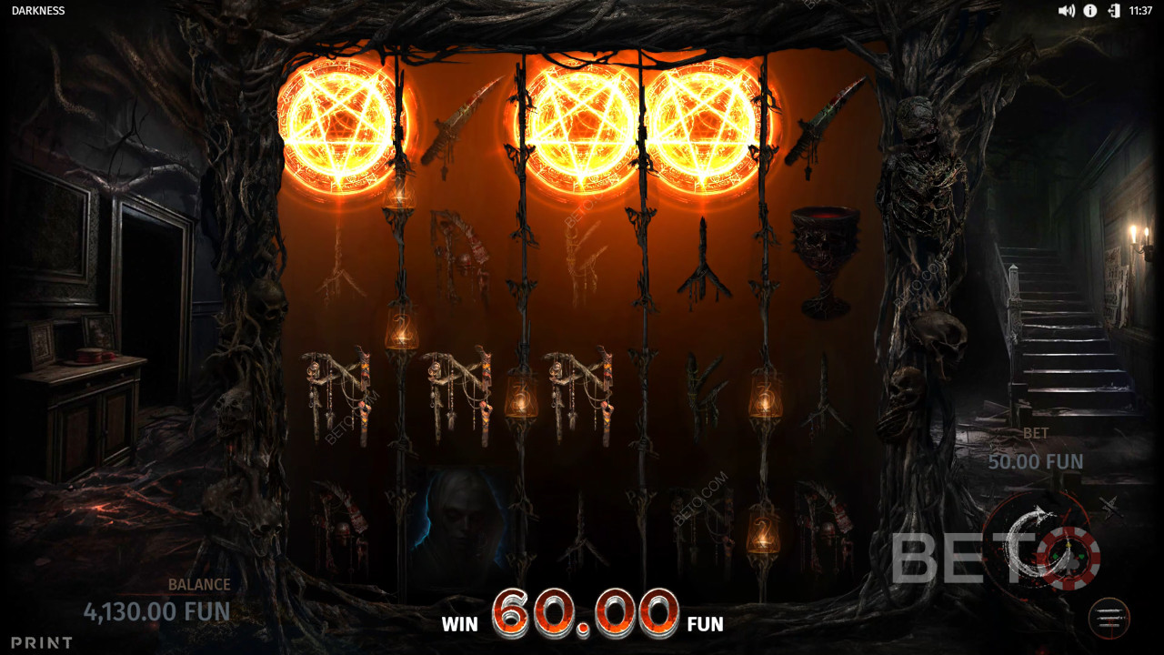 Огляд Darkness від BETO Slots