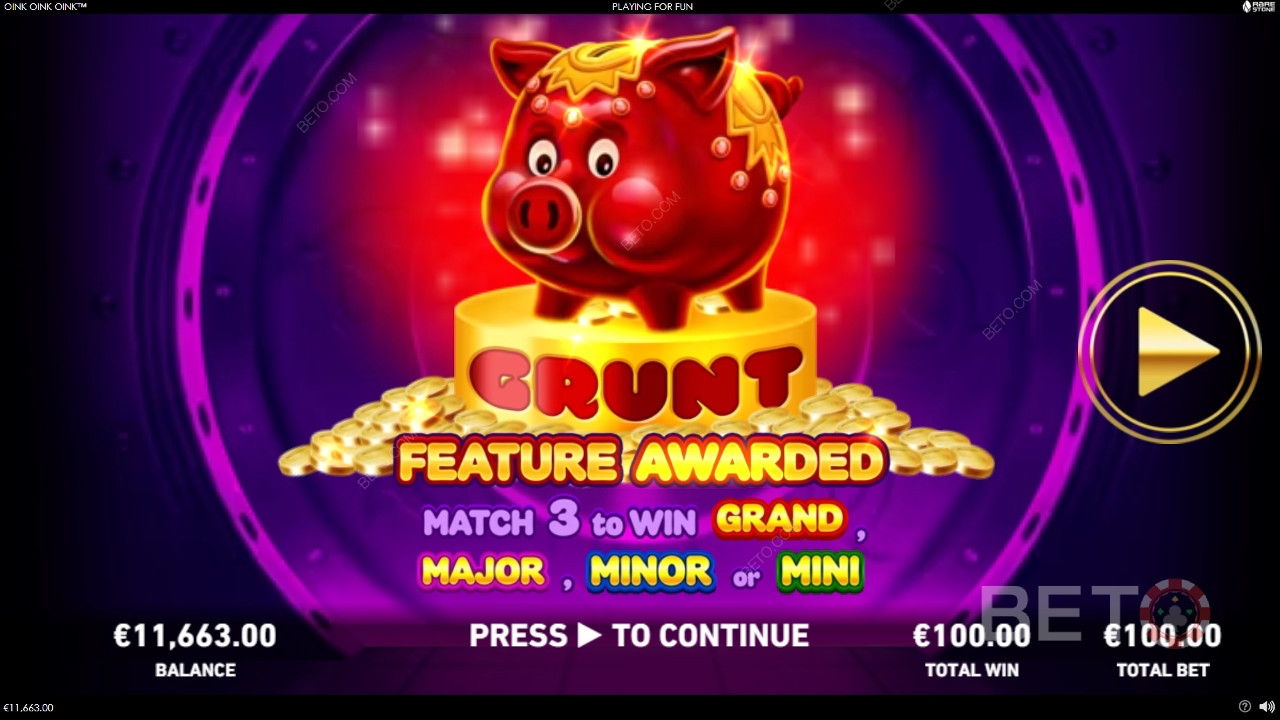 Пояснення бонусних функцій в Oink Oink Oink від Rarestone Gaming
