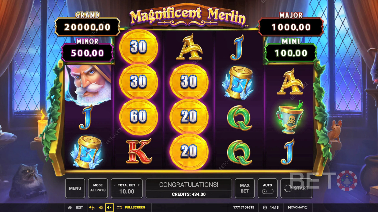 Чудовий огляд Merlin від BETO Slots