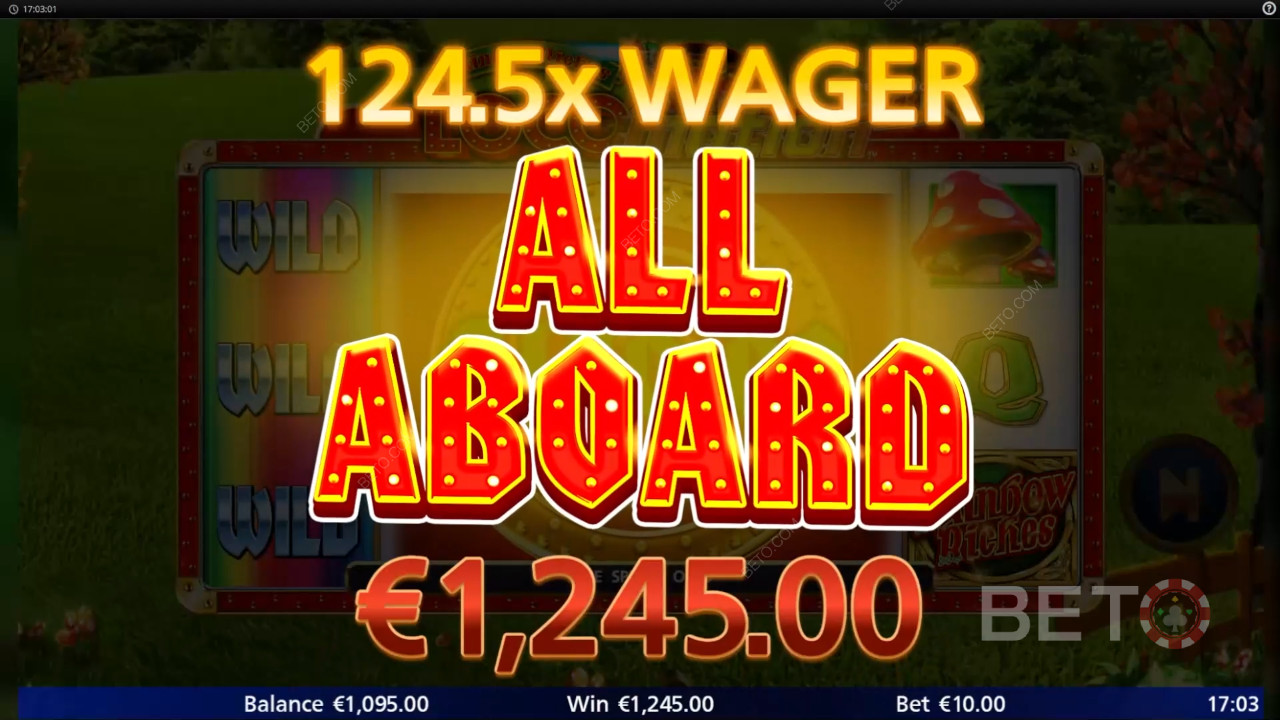 Чи вартий слот Rainbow Riches Locomotion того, щоб витрачати на нього гроші?