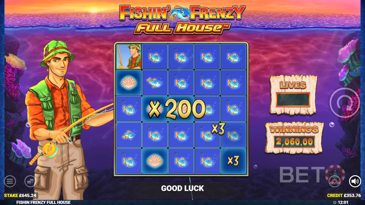 Fishin' Frenzy Full House Грати Безкоштовно