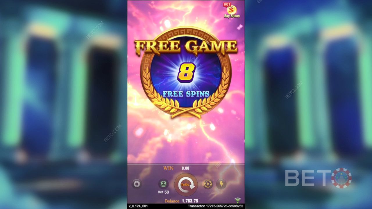 Виграйте 10 000 разів більше вашої ставки у відеослоті Zeus!