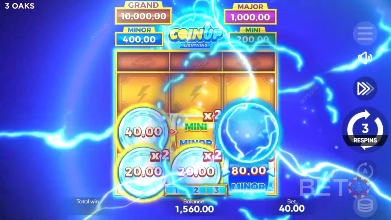 Coin Up: Lightning Грати Безкоштовно