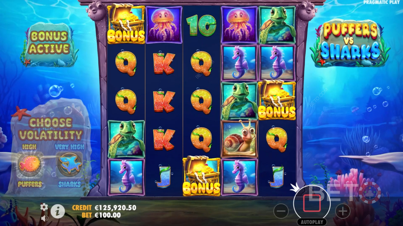 Огляд Puffers Vs Sharks від BETO Slots